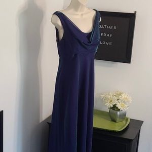 Betsy & Adam Full  Metallic Purple Sheer Green